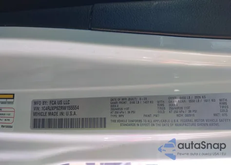 2024 Jeep Wrangler 4Xe Sahara 4Xe z USA, uszkodzony, nr VIN 1C4RJXP62RW155554